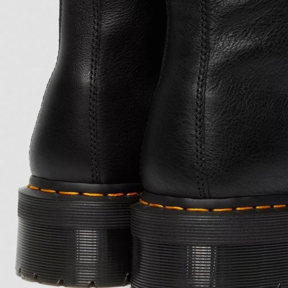 DR MARTENS JADON BOOT LEATHER FAUX FUR LINED PLATFORMS - Picture 5 of 16